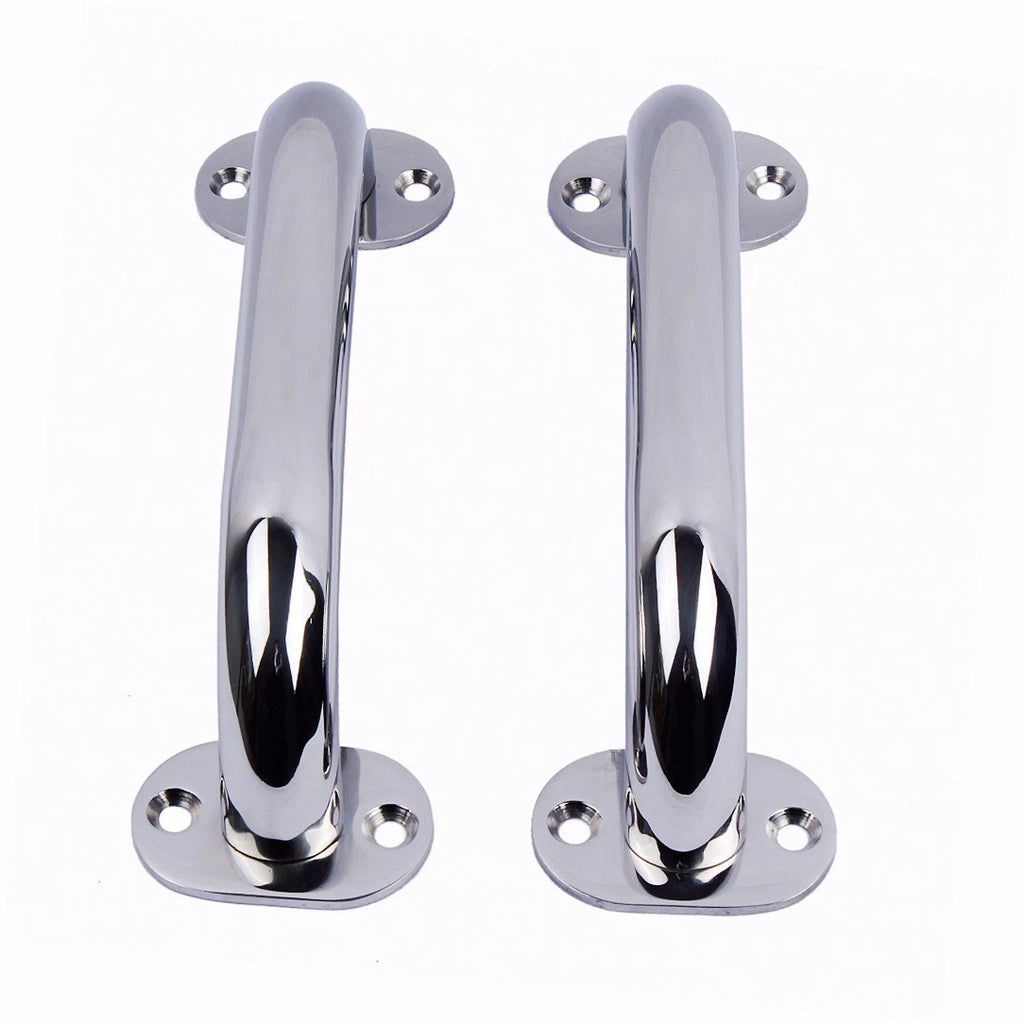 Stainless Steel 9'' Grab Handle Handrail for Door Boat Bath RV