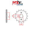 MTX Front Sprocket 15T Honda CB250T1-T2 1978-1981 10-344-15