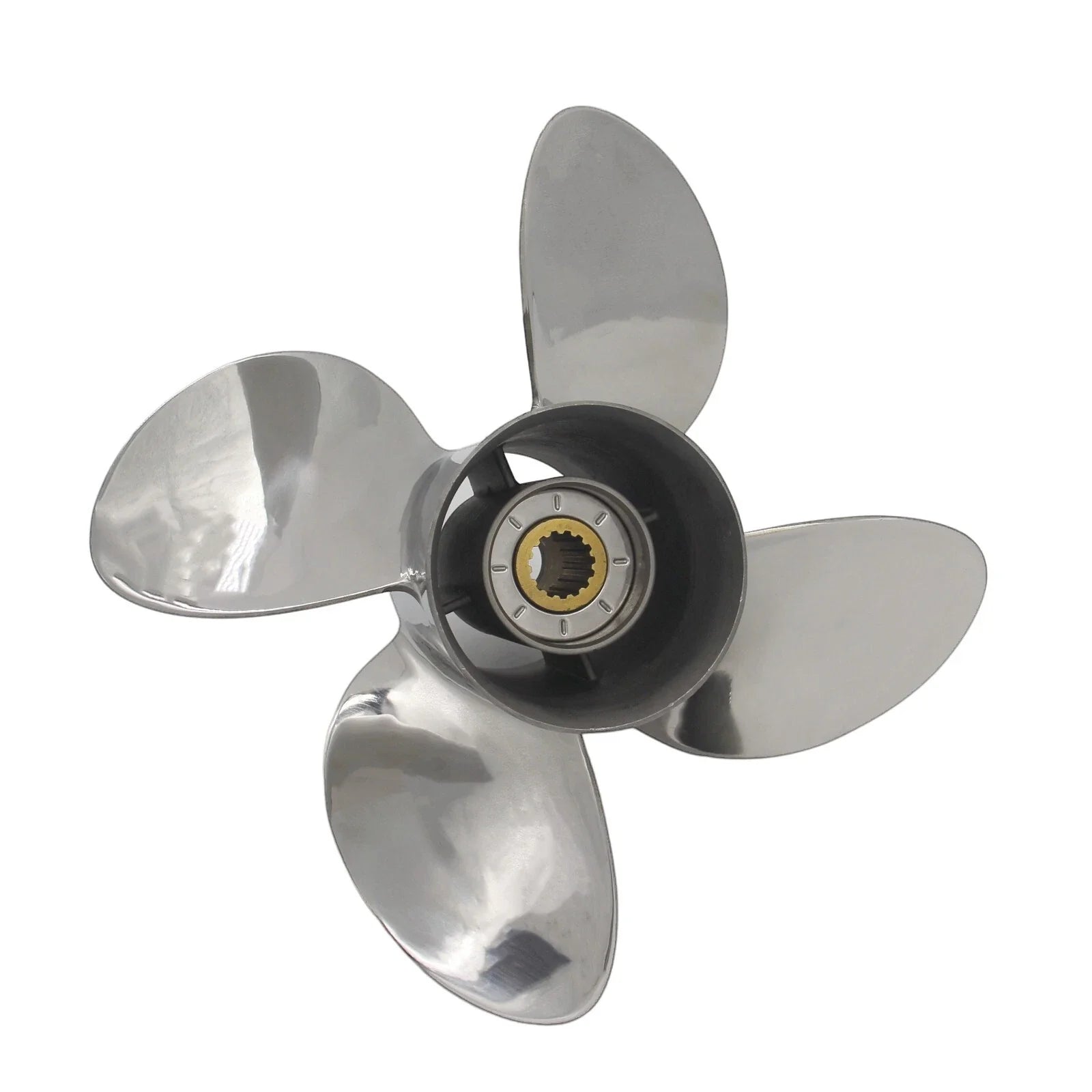 Boat Propeller 13x19 for Suzuki 60-300HP 4-Blade Stainless Steel
