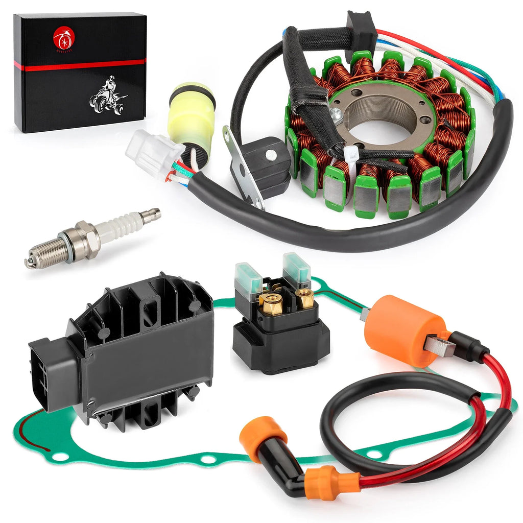 Stator Rectifier Ignition Coil Kit for Yamaha Bear Tracker 250 YFM250X (2001-2004)