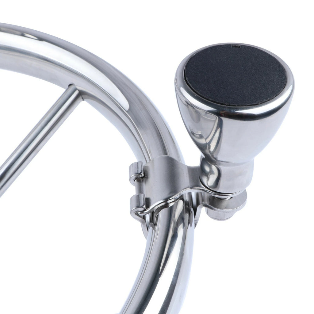 Stainless Steel Boat Steering Wheel Knob for Marine Maneuvering