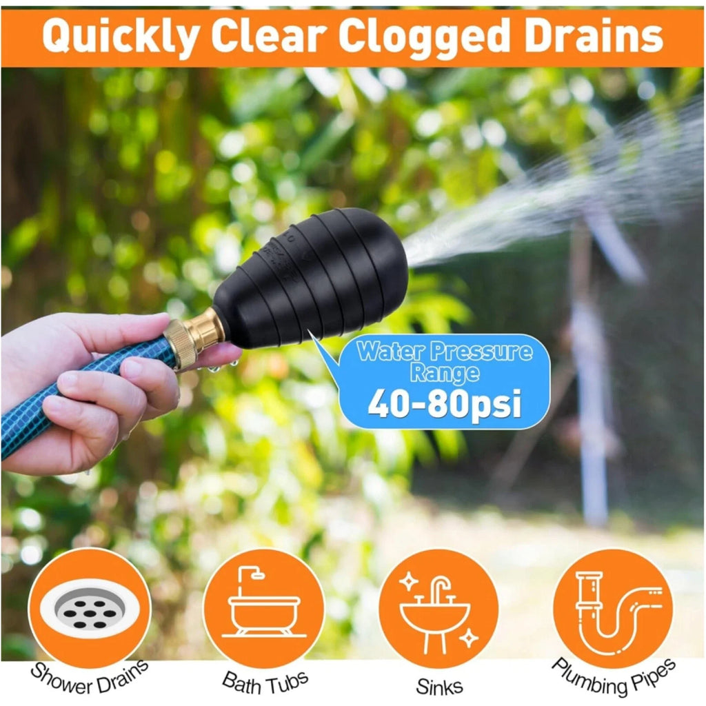 1.5"-3" Drain Cleaning Bladder for Utility Plumbing Garden Hose