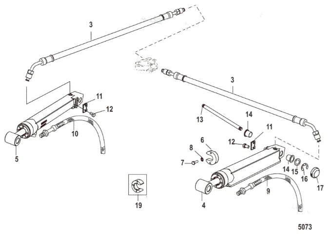 Power Trim Kit for Mercruiser ALPHA ONE GEN II (1991-1997)