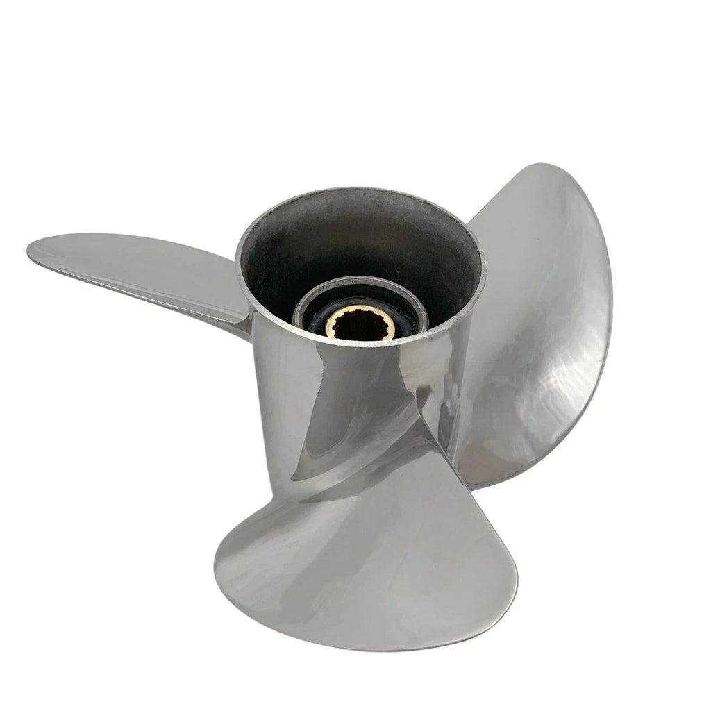 Propeller 13 1/4x17 for SUZUKI Outboard 13 Tooth Stainless Steel