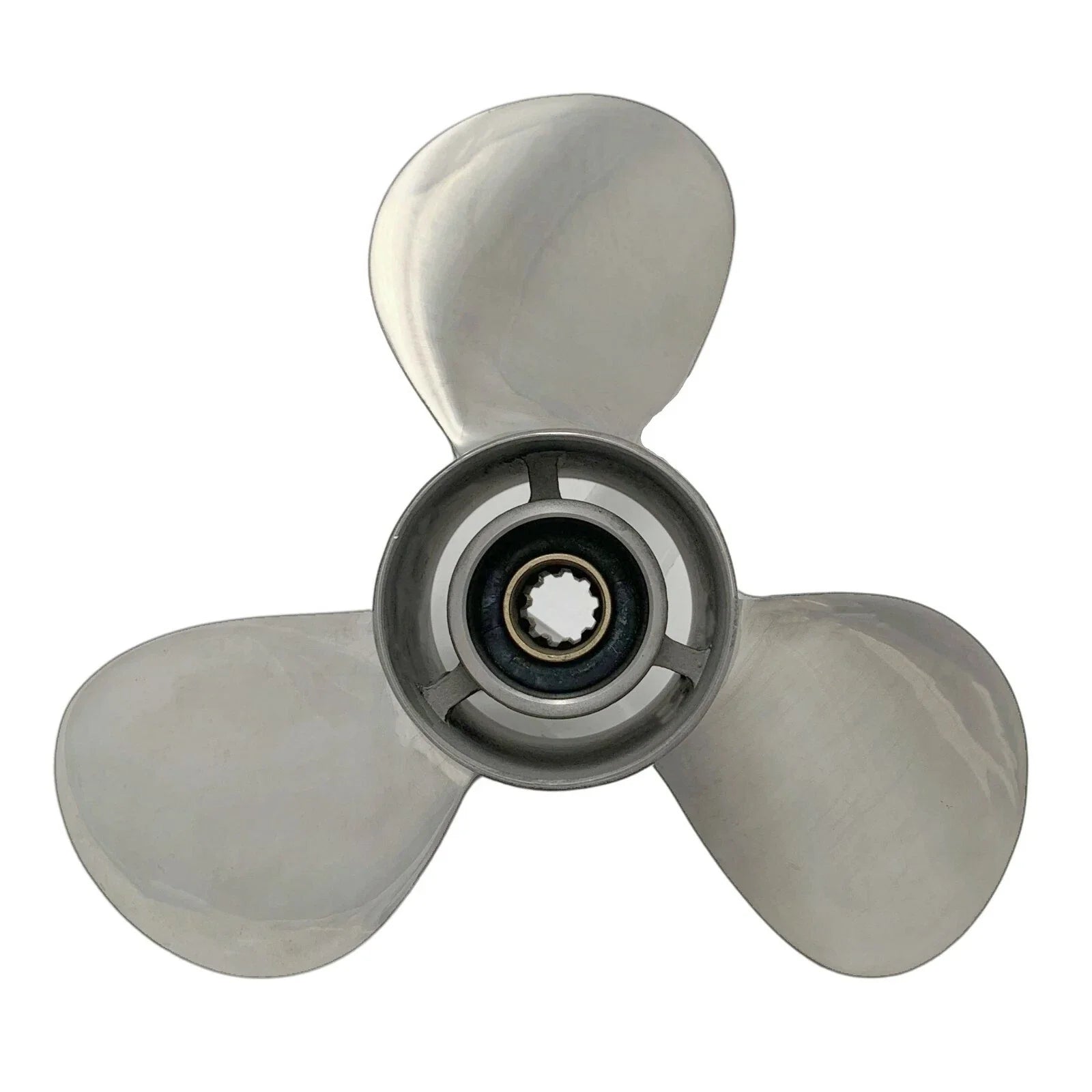 Propeller 9.9x12 for Mercury Outboard 25-30HP Stainless Steel 10 Tooth