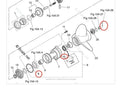 Lower Unit Oil Seal Kit for Tohatsu MD40B2/M45A2/M50C/M60B/A