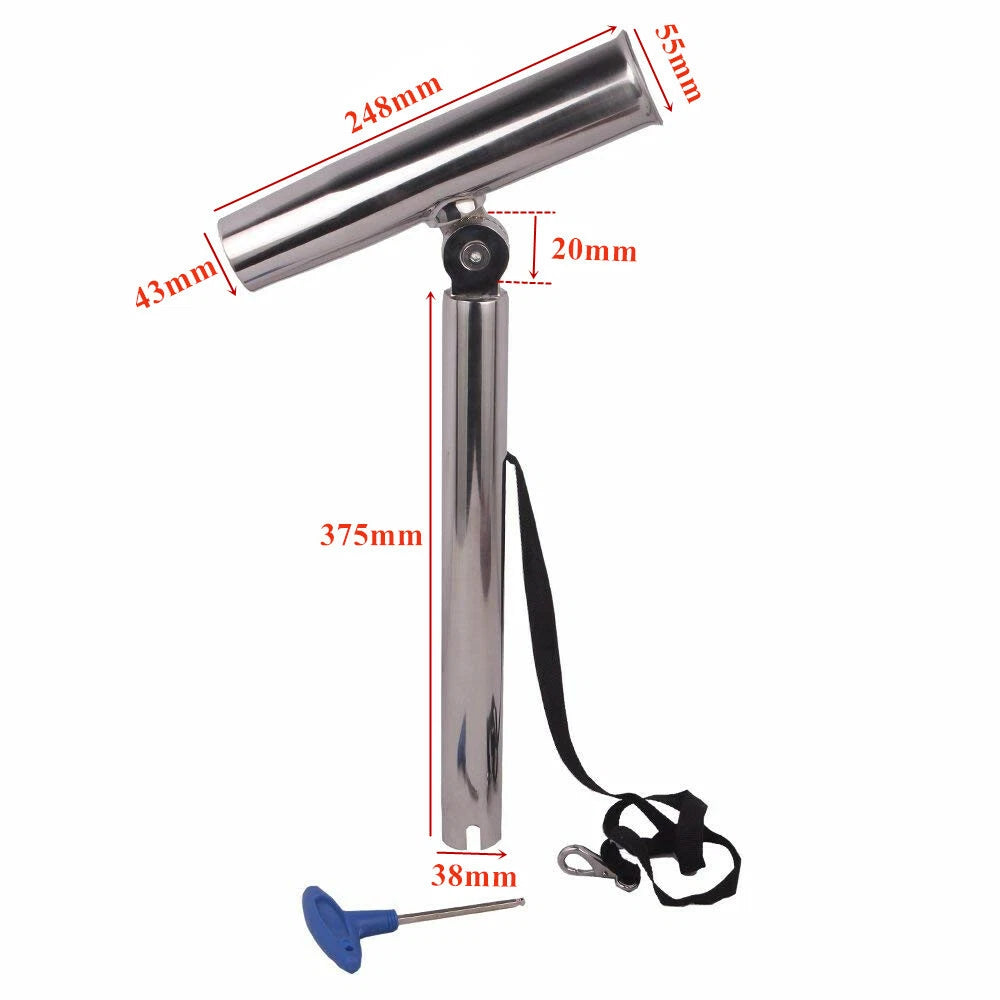 Marine Boat Fishing Rod Holder Stainless Steel Outrigger Pod for Various Models