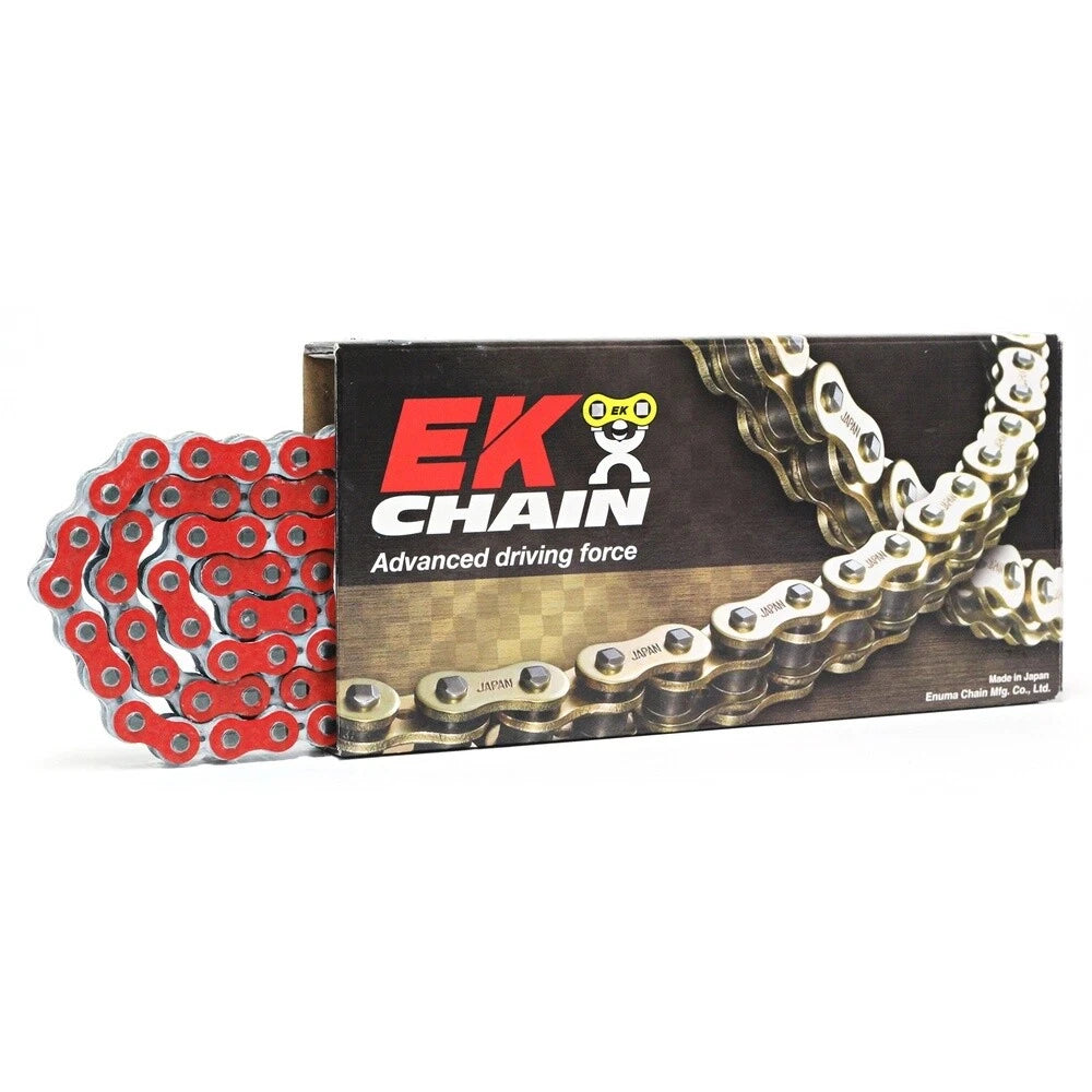 EK Chain Heavy Duty MX Red for Suzuki A80 (1975–1977)