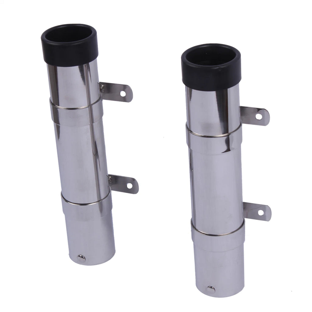 Stainless Steel Boat Strap Fishing Rod Holder Side Mount for Truck RV Yacht Kayak