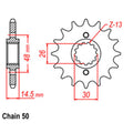 RK Front Sprocket 18T for Honda VFR800 2002-2010