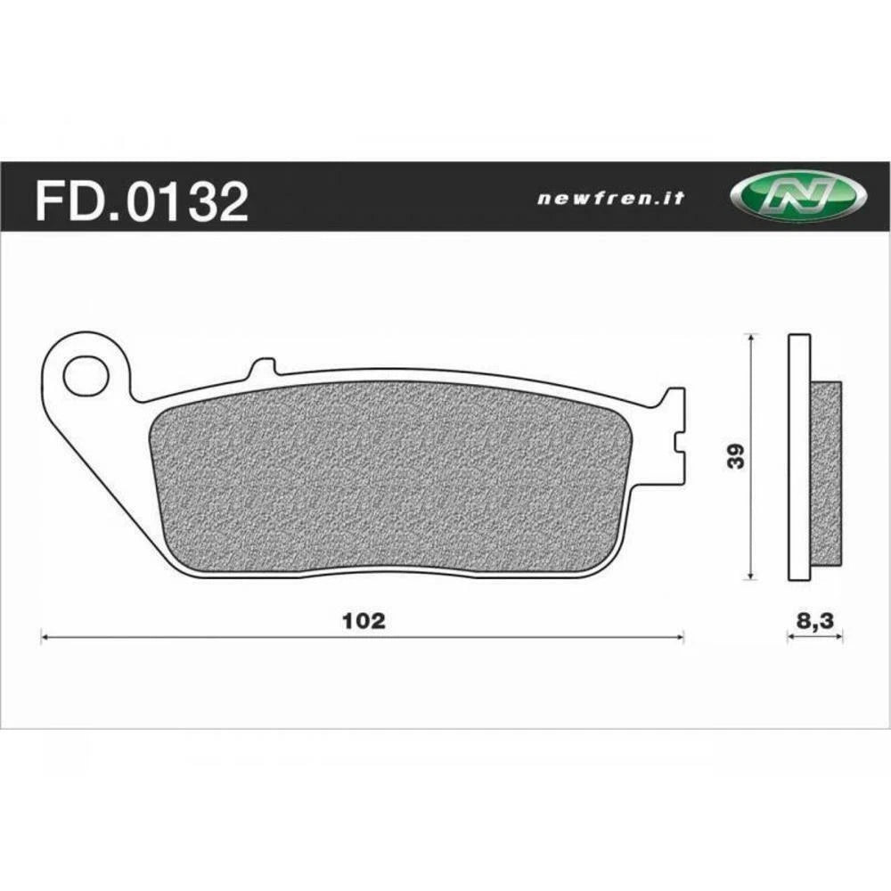Newfren Front Brake Pads for Suzuki GSF400 BANDIT (1995–1997)