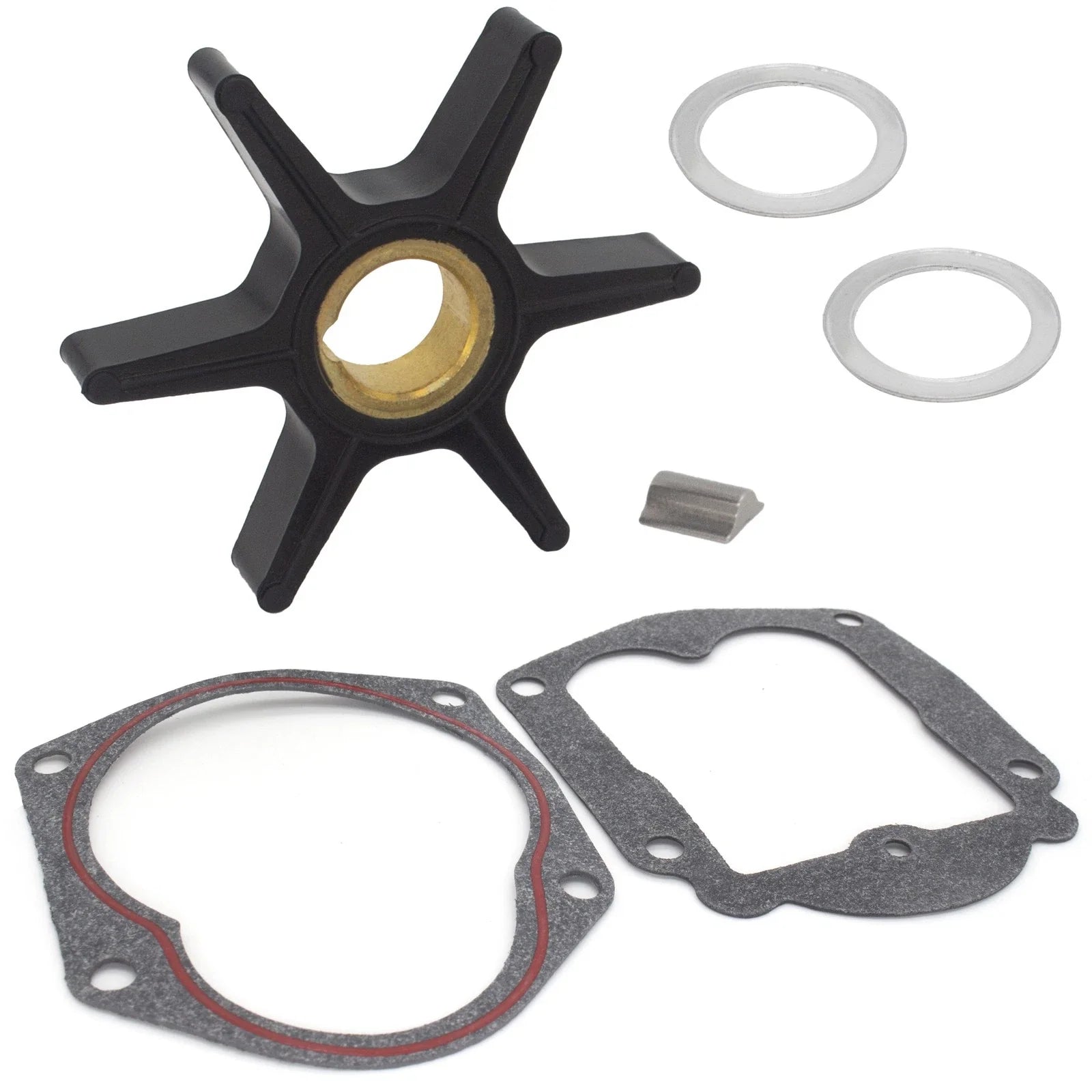 Marine Outboard Water Pump Impeller Kit for Mercury 18-50HP 2000-2023