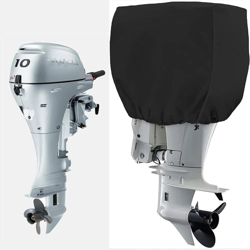 100-150HP Outboard Motor Engine Cover for Universal Models - Black