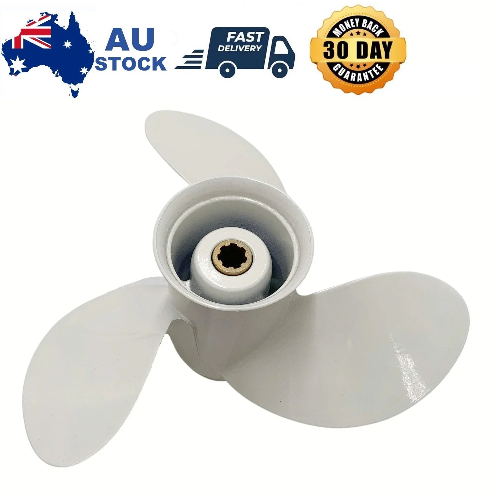 Propeller 8.5x8.5 for Yamaha Outboard 6-8HP Aluminum 7 Tooth