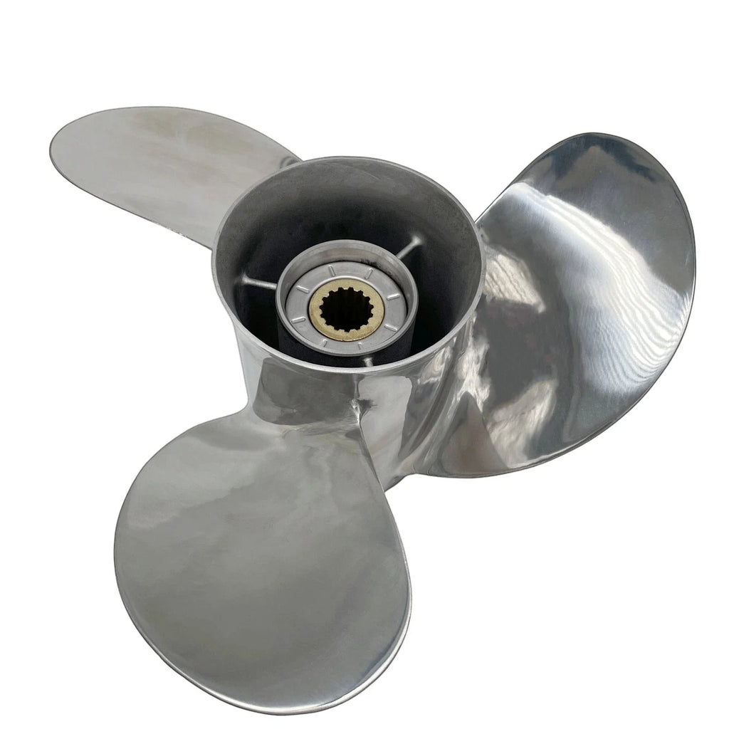 Propeller 13 1/2x14 for MERCURY Outboard 15 Tooth 3-Blade Stainless Steel