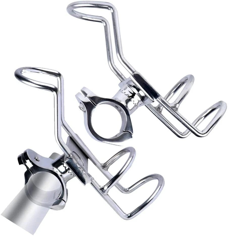 Stainless Steel Fishing Rod Holder Side Mount for 32mm Rail Tube