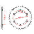 Chain Sprocket 15T/41T X-Ring Gold for Suzuki DR650SE (2006–2015)