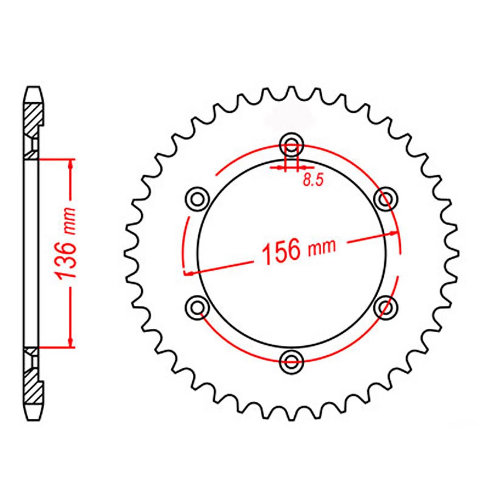 Chain Sprocket 15T/41T X-Ring Gold for Suzuki DR650SE (2006–2015)