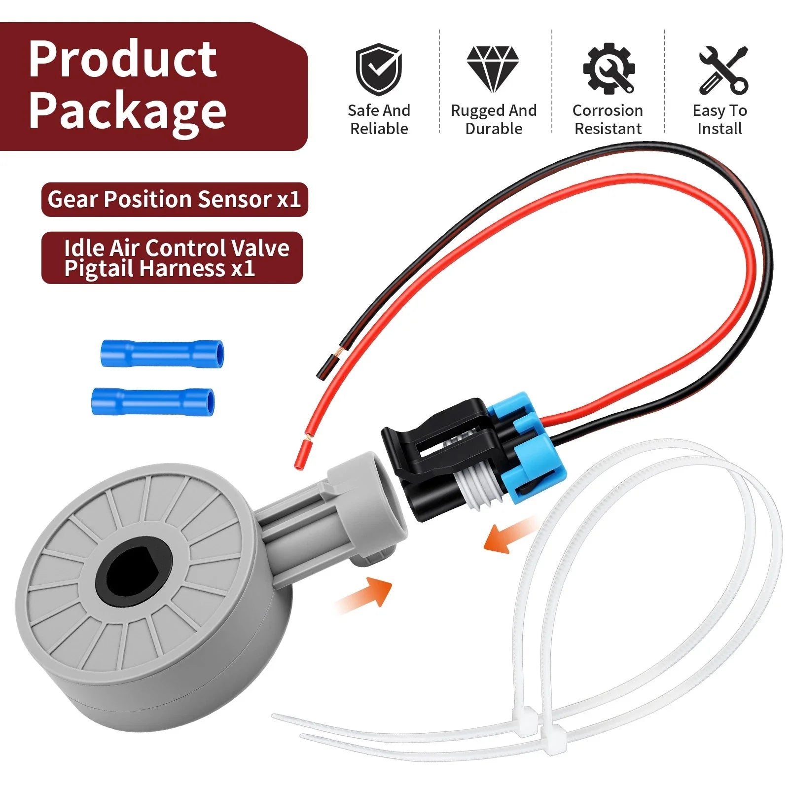 Gear Position Rotary Sensor for Polaris General/Ranger 1000/RZR 900/570