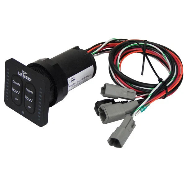 Lenco Trim Tab Switch Kit with LED Indicator for Various Models