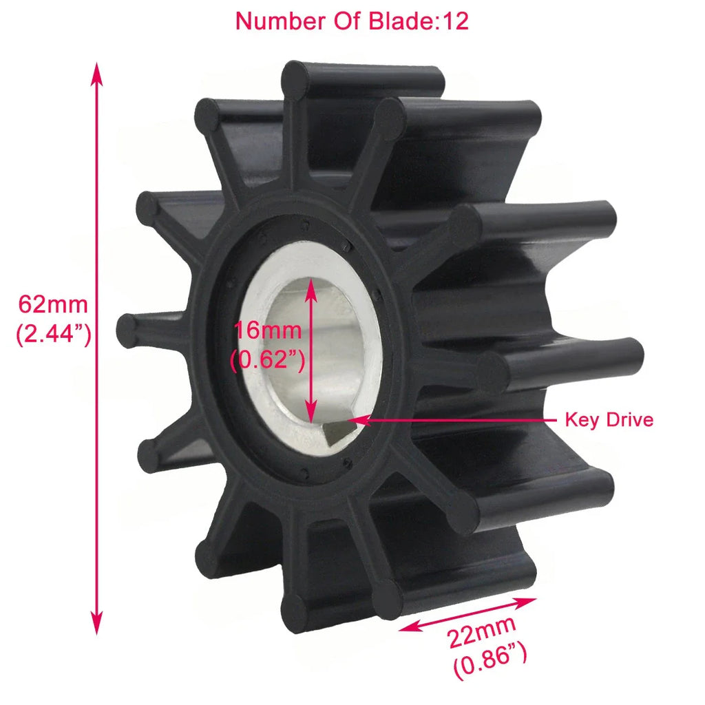 Water Pump Impeller for Kohler/Westerbeke/Sierra Engines