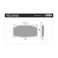 Newfren Front Brake Pads for Suzuki SV1000 (2003–2007)