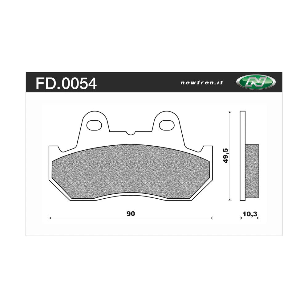 Newfren Rear Brake Pads for Honda GL1500 GOLDWING 1988-2000 >Tour Sintered