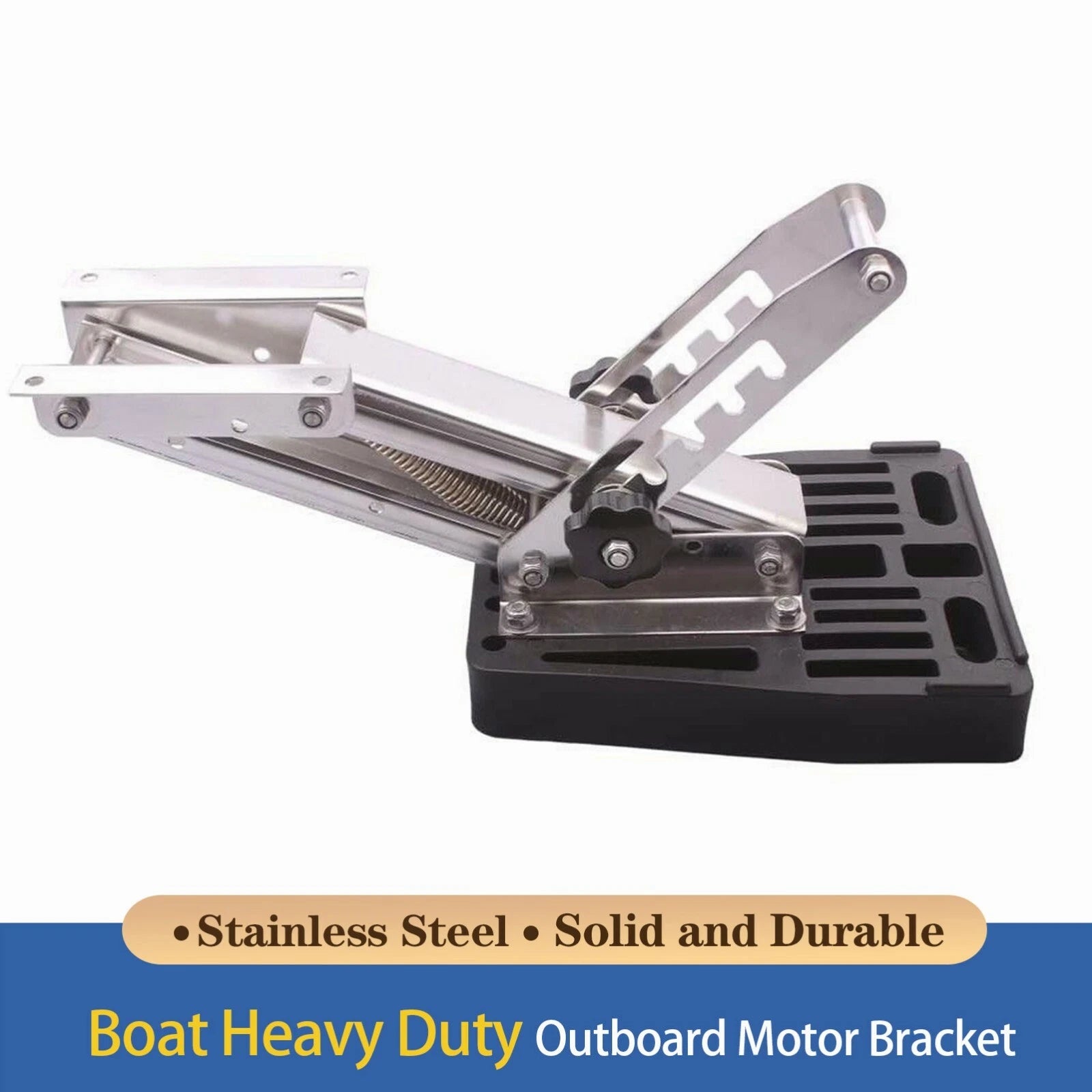 Stainless Steel Outboard Motor Bracket for Kicker Trolling Motors