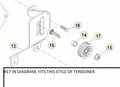 Mercruiser Serpentine Belt Idler Pulley for 4.3/5.0/5.7/350 V6/V8