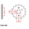 SuperSprox Chain Sprocket for Suzuki RM80 BW (1997–2001)