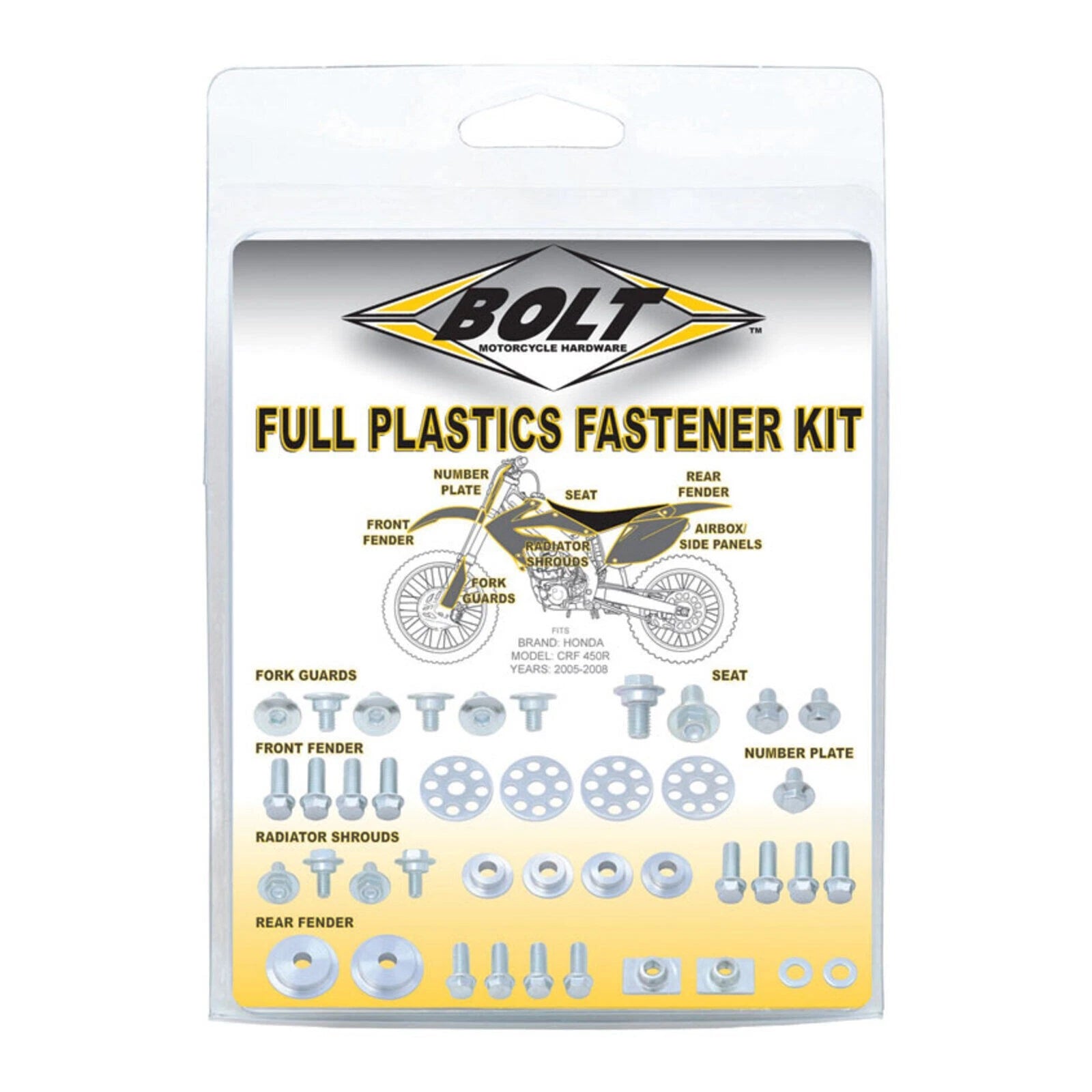 Bolt Plastics Fasteners for Suzuki RM125 (2001–2008)