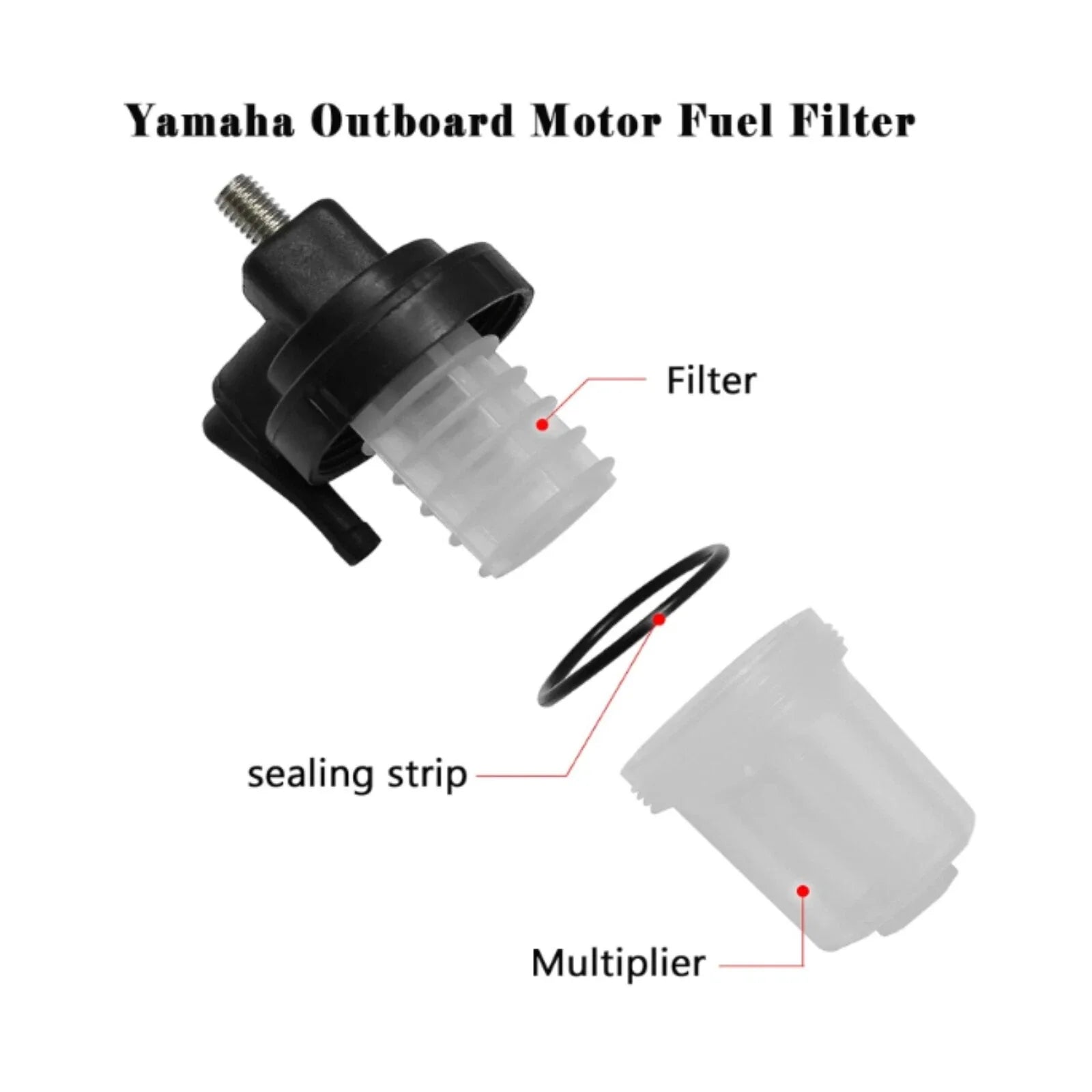 Fuel Filter Replacement for Tohatsu/Nissan 2-Stroke 40-60HP