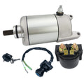 Prairie 400 Starter Motor for Kawasaki KVF400 4X4 (1997-1998) with Relay & Switch