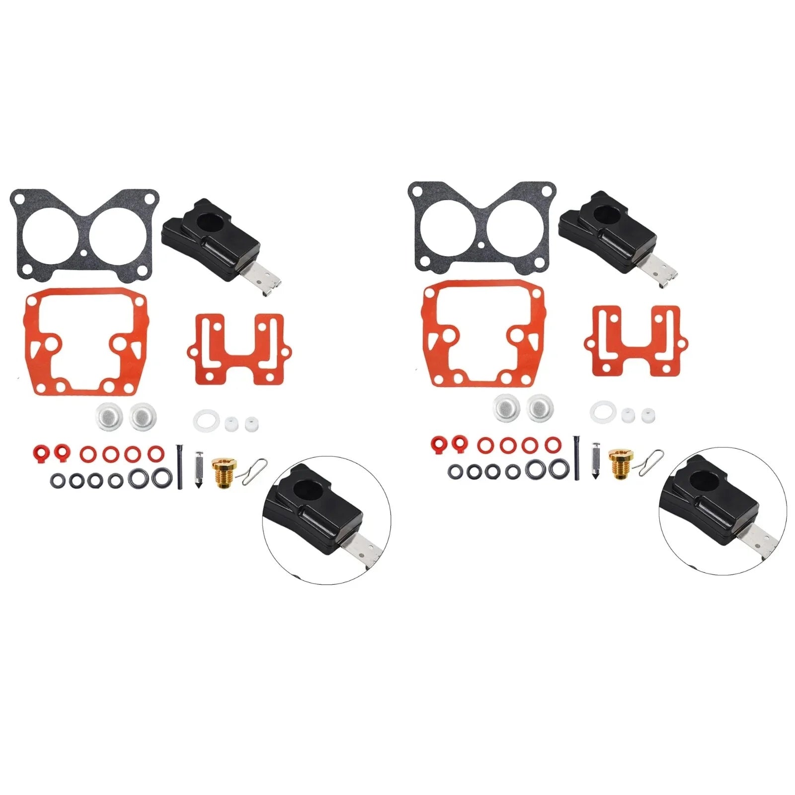 Carb Repair Kit for Johnson Evinrude BRP/OMC 439076 (2 Sets)
