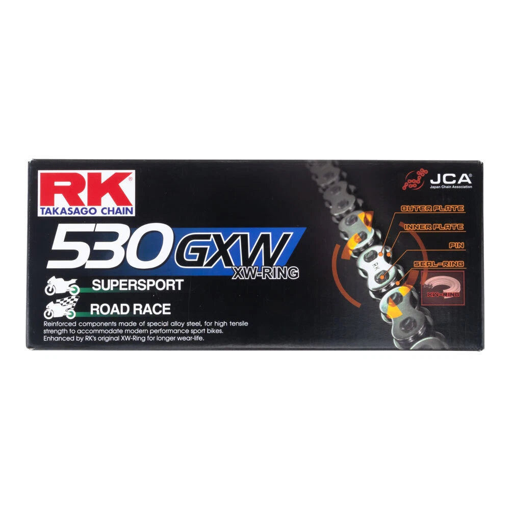 RK Chain 530 GXW for Suzuki GSX-R1000 (2001–2006)