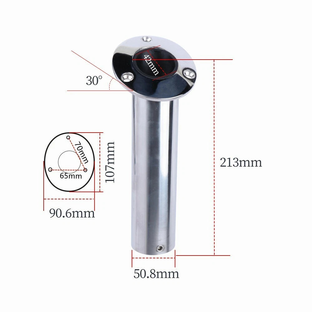 Boat Fishing Rod Holder 316 Stainless Steel 30 Degree for Various Models