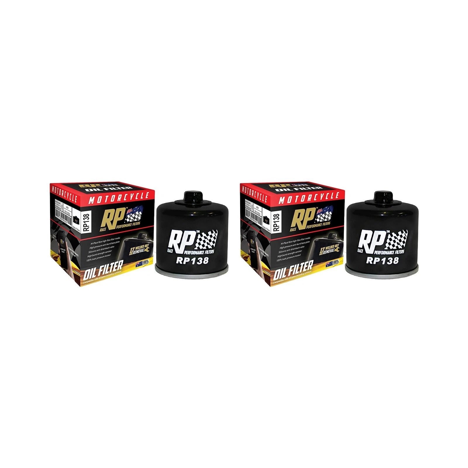 2 Pack Oil Filter for Suzuki V-Strom 1050 (2020–2021)