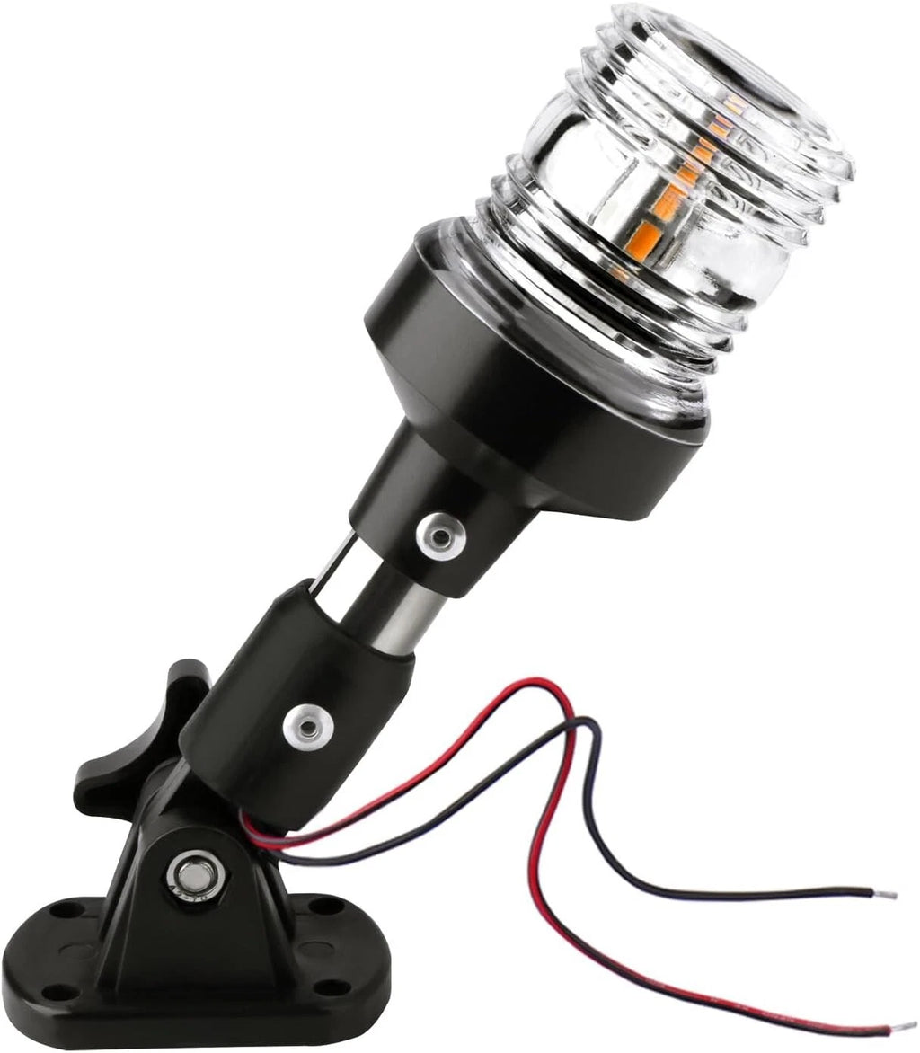 6 in White LED Stern Light for Boat Bimini Top