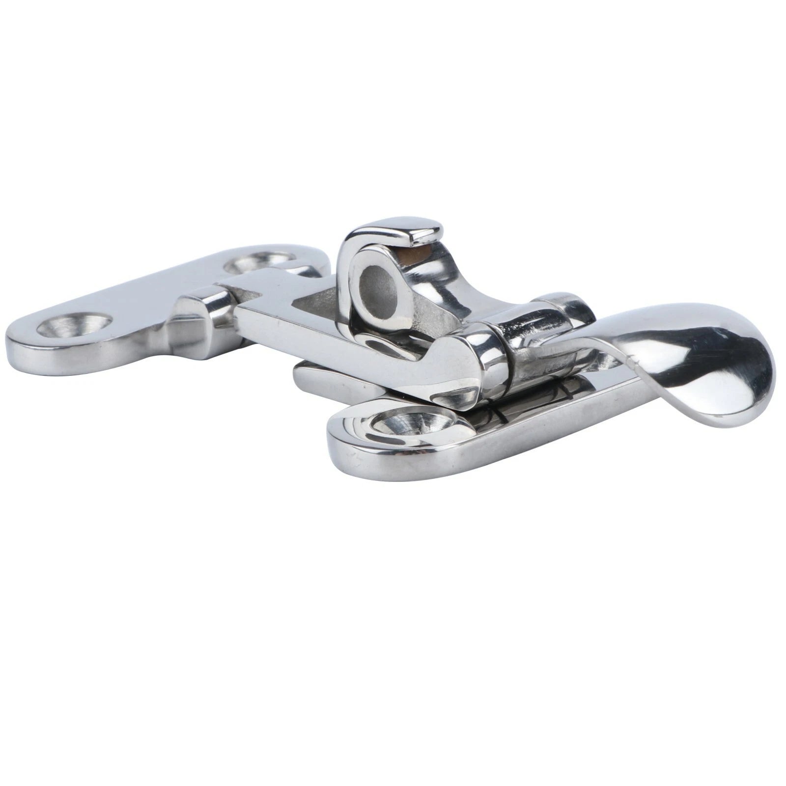 Marine 316 Stainless Steel Adjustable Toggle Hatch Cabinet Hinge Clamp for Boats