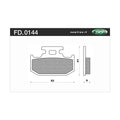 Newfren Rear Brake Pads for Suzuki RMX250 (1989–1993)