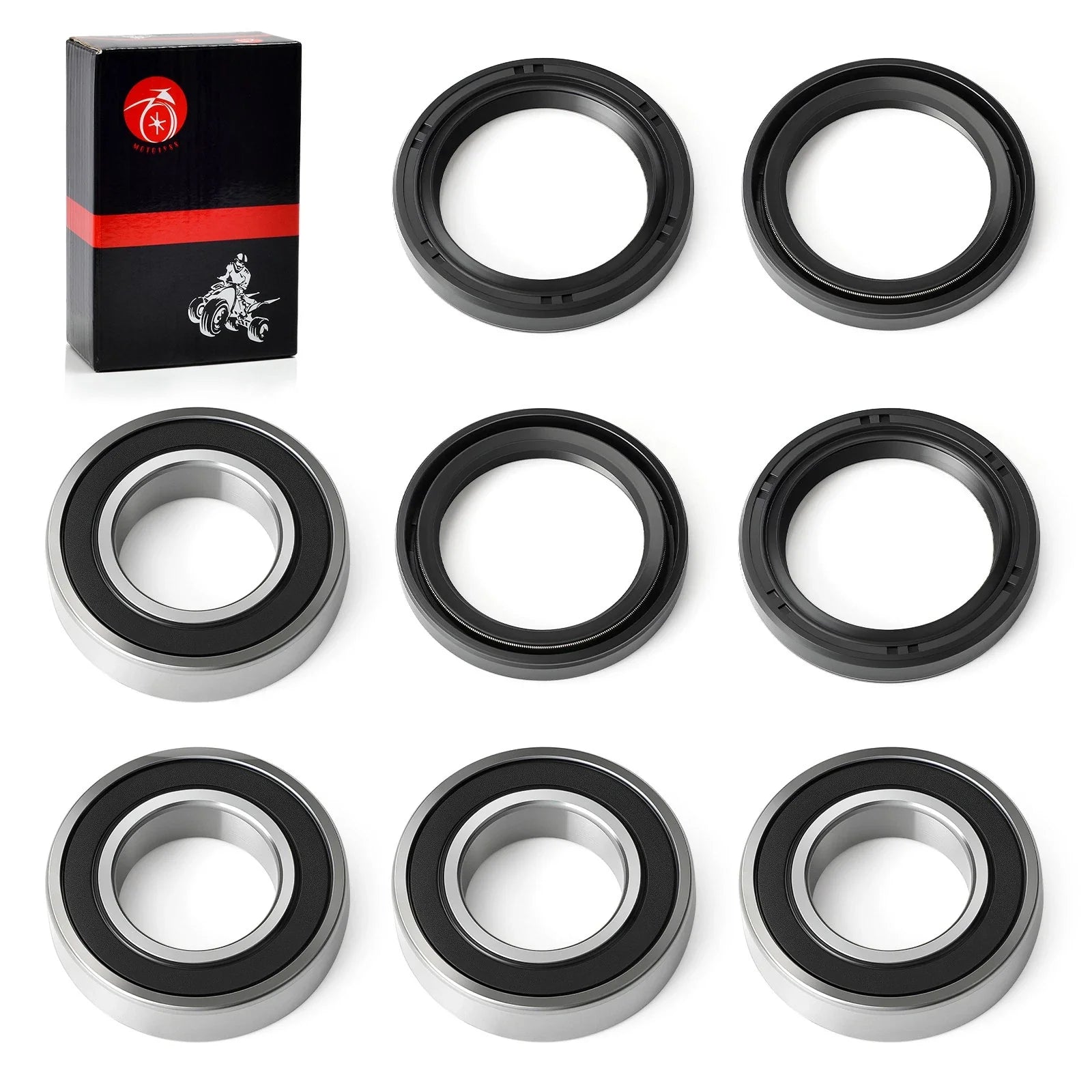 Front Wheel Bearing Seals for Kawasaki Mule 3000/3010/3020/4000/4010 4x4