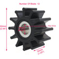 Inboard Water Pump Impeller Kit 12 Blade for Volvo/Sherwood (18838-0001)