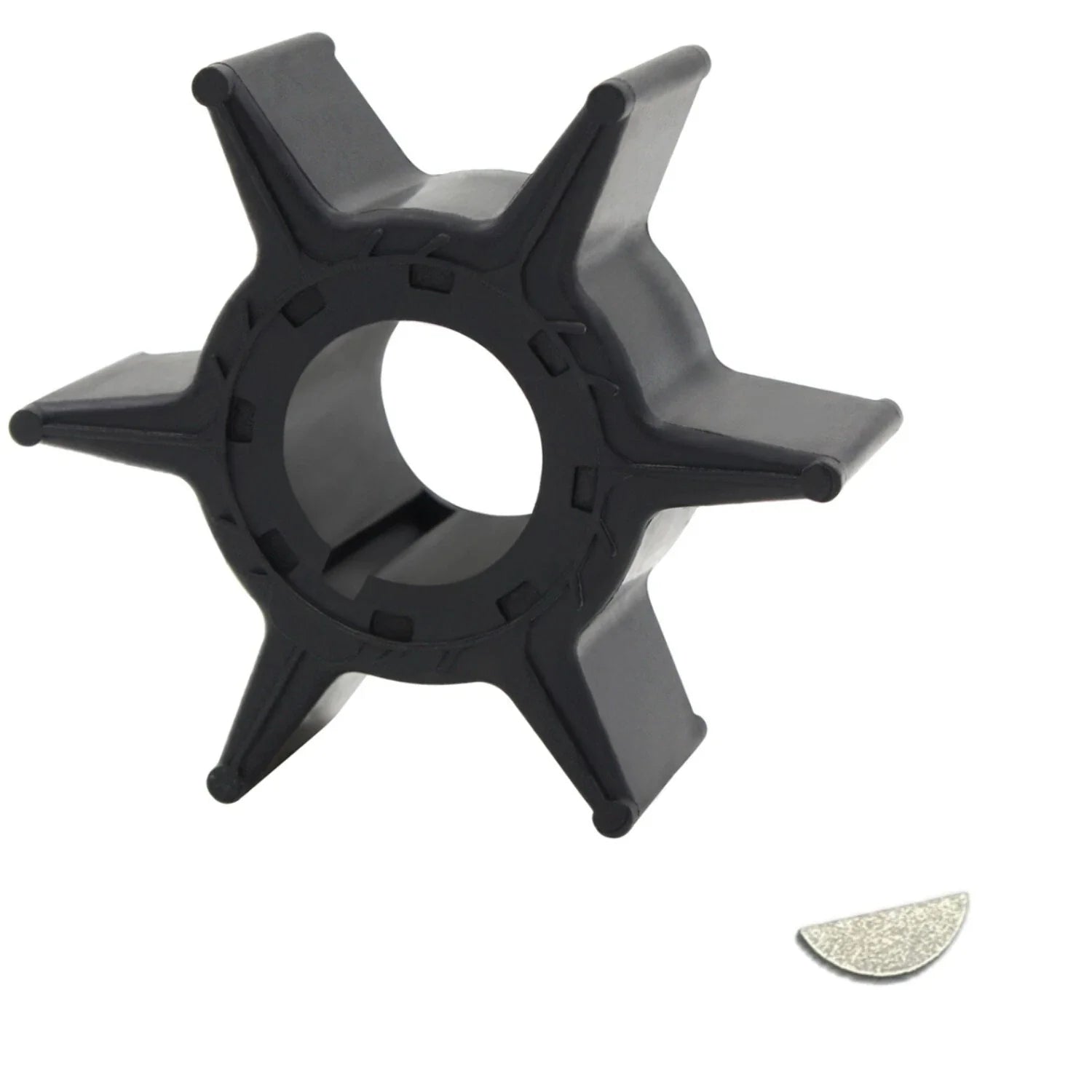 Yamaha 25-50HP 2-Stroke Outboard Water Pump Impeller & Key for F25/F30/F40/F50