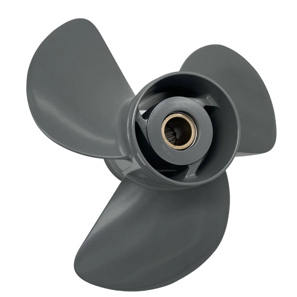 Propeller 13 7/8x21 for HONDA Outboard 15 Tooth RH 3-Blade Aluminum