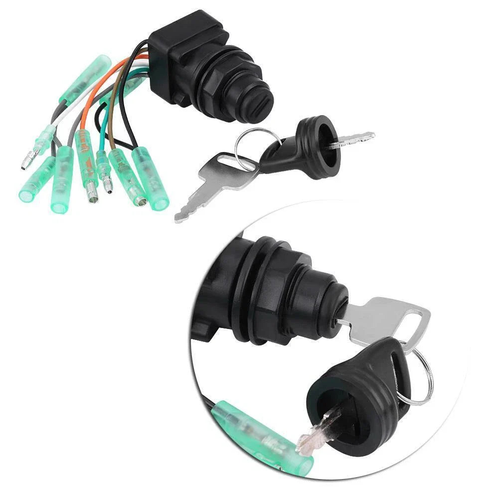Ignition Key Switch Assembly for Suzuki Outboard 37110-92E01