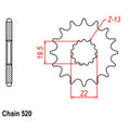 Front Sprocket 14T for Suzuki GSXR250R (1987–1989)