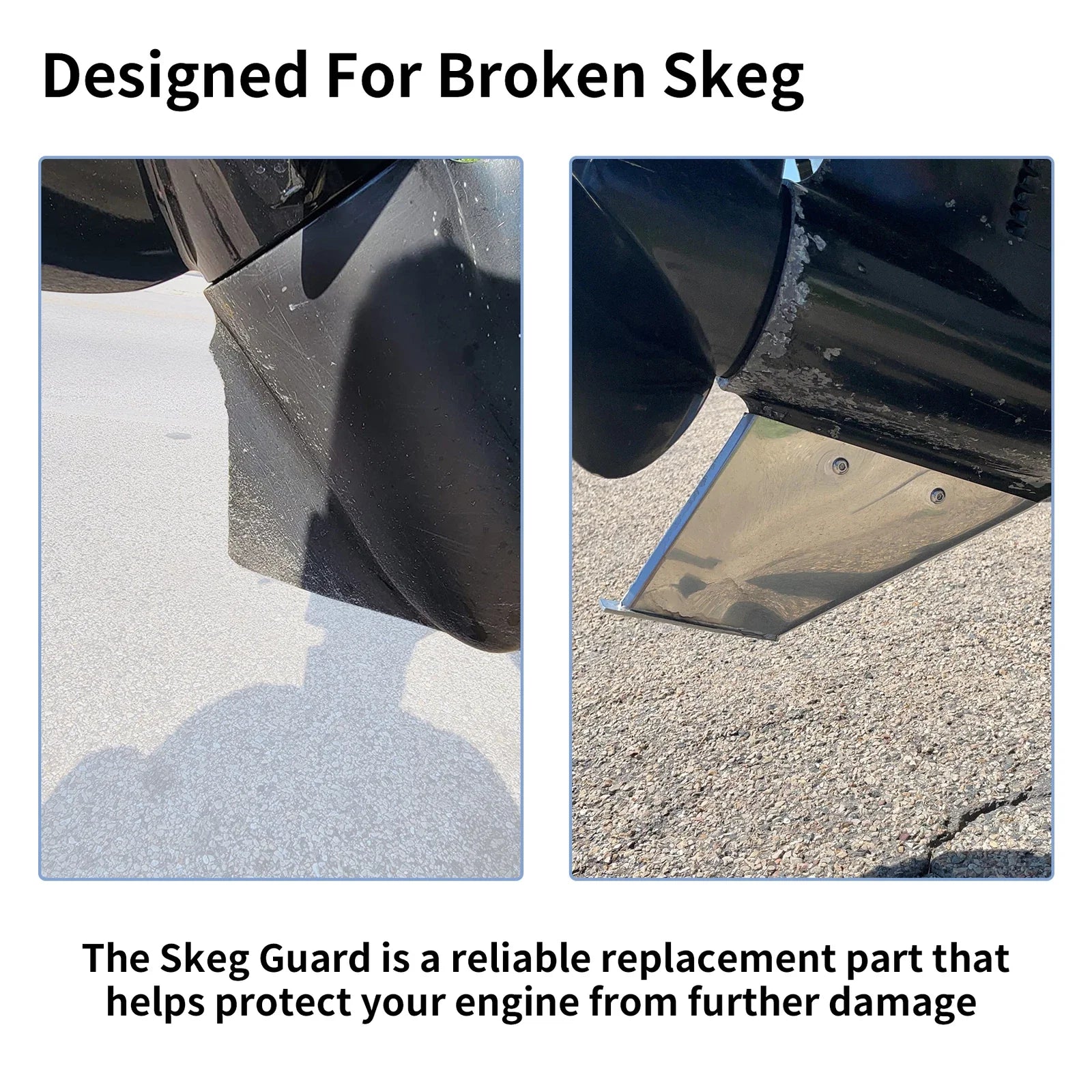 Skeg Guard Skeg Protector for Mercury/Force/Honda/Nissan/Tohatsu