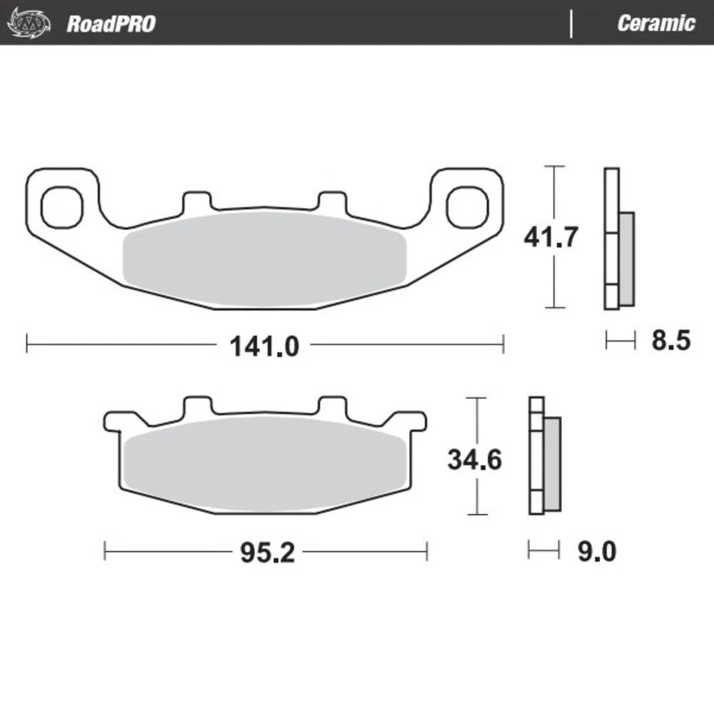 MotoMaster Brake Pads for Suzuki GSX1100G (1991–1994)