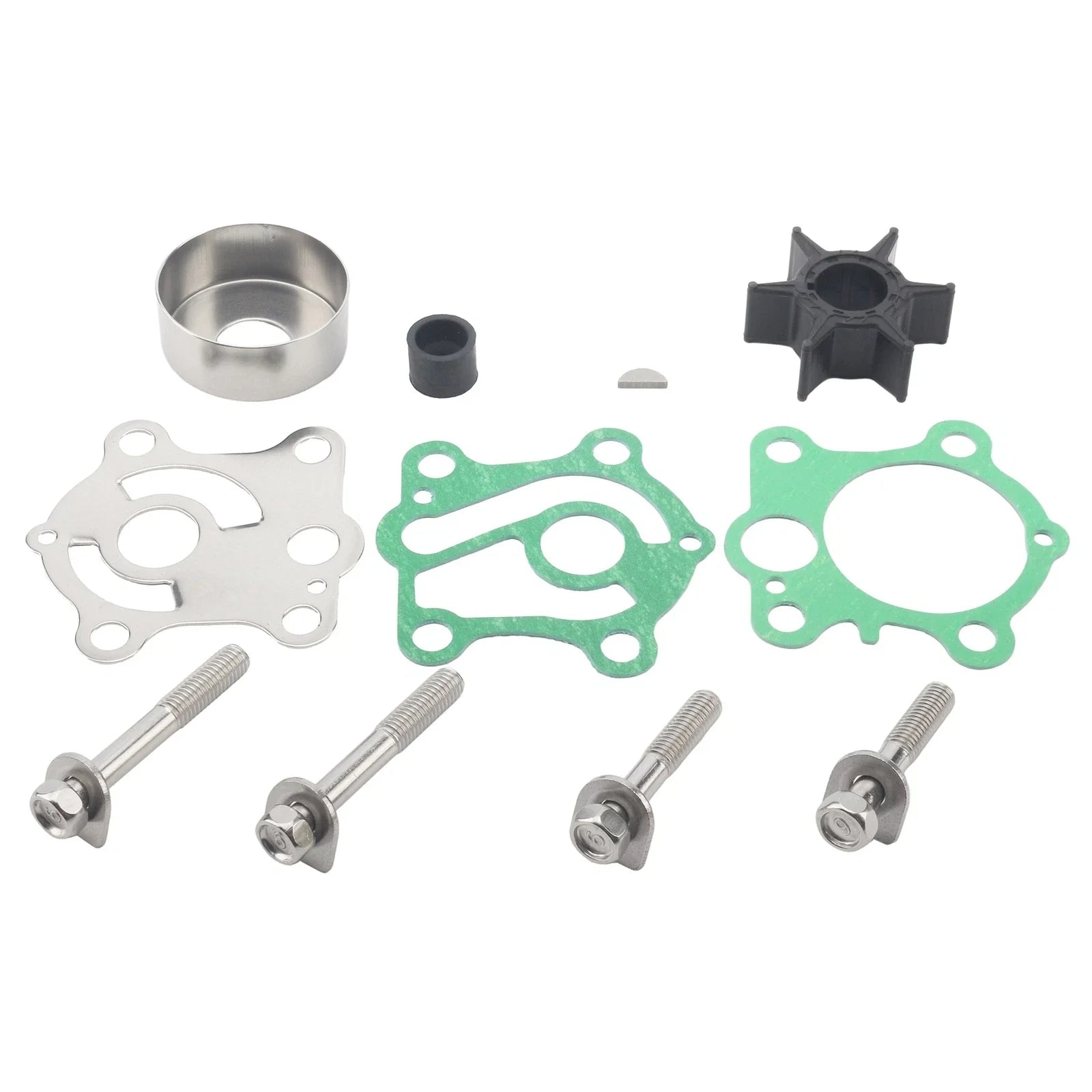 Water Pump Impeller Kit for Mercury/Yamaha/Mariner 48-60HP Outboards