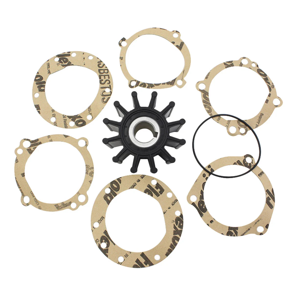 Impeller Kit for Volvo Penta CEF 500120, 835874-9, Sherwood, Sierra
